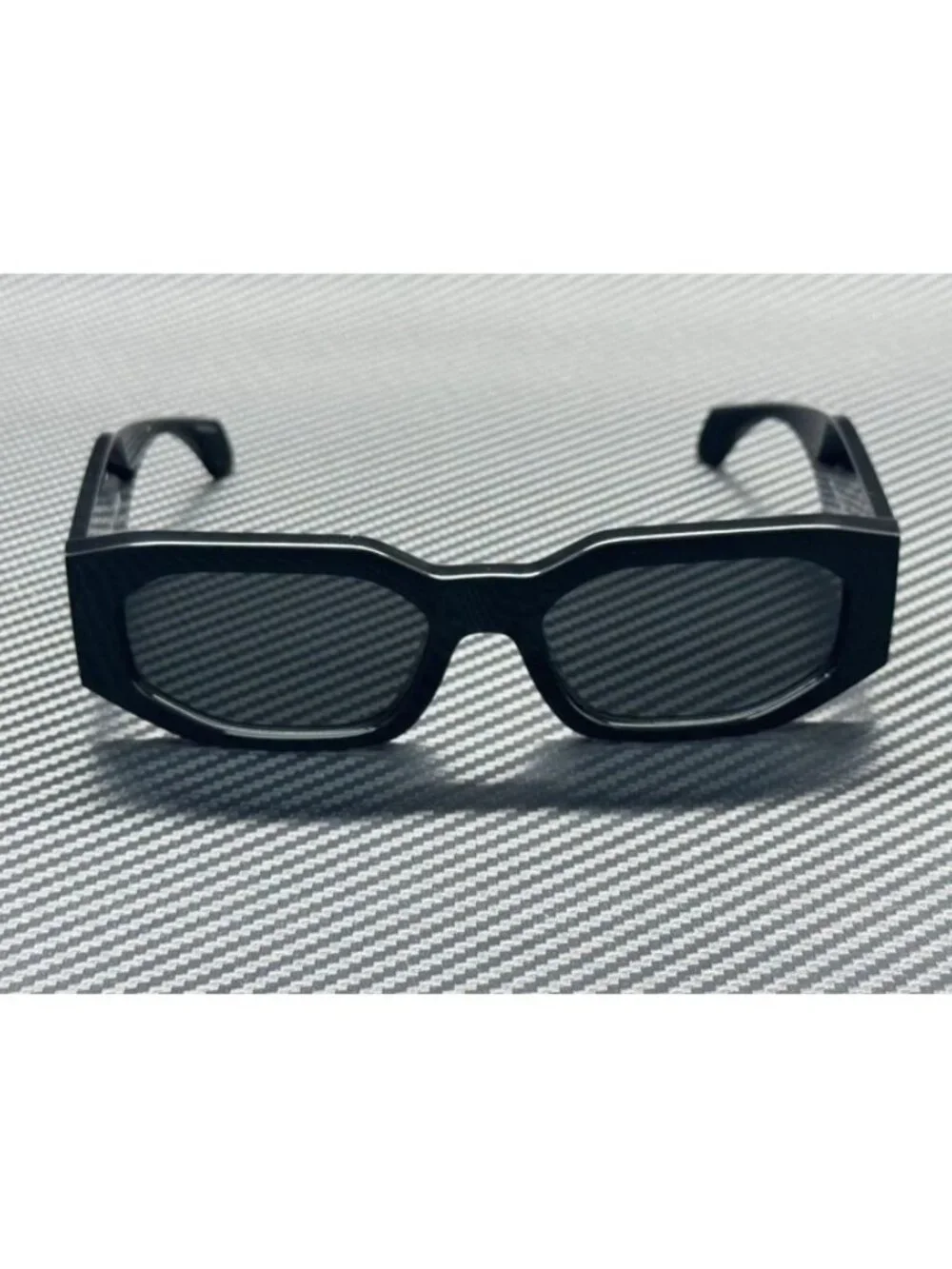 New Versace Men Black Sunglasses 55-18-140